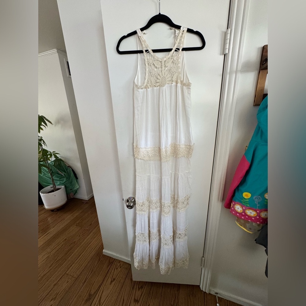 Raga Maxi Dress, Cream, XS